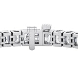 9.97 Carats Emerald-Cut Natural Diamond Tennis Bracelet VVS1/VVS2 Platinum
