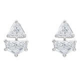 Ruchi New York 4.33 Carats Devi Diamond Chandelier Earrings In 18K White Gold