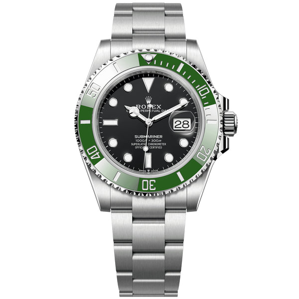 Rolex Submariner Date 41mm Starbucks Black Dial Steel Oyster Bracelet 126610LV