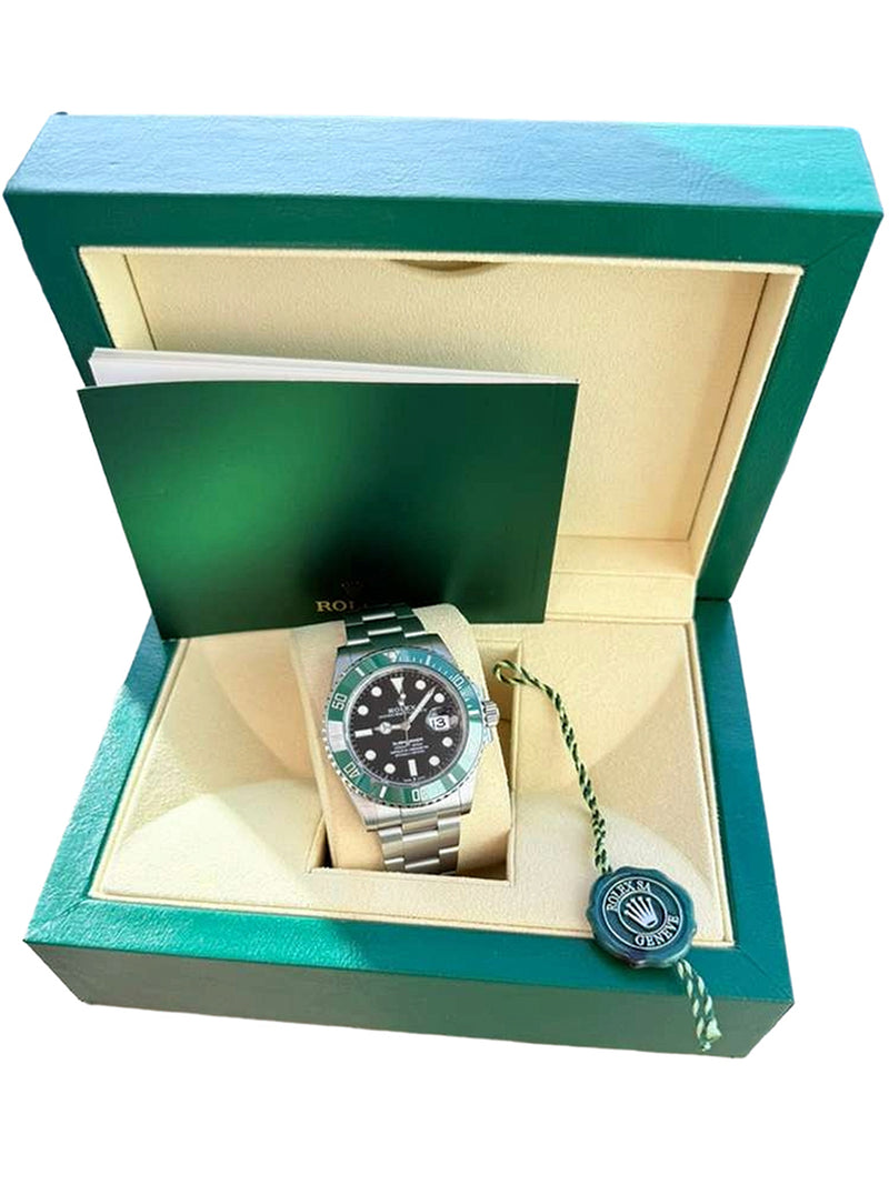 Rolex Submariner Date 41mm Starbucks Black Dial Steel Oyster Bracelet 126610LV