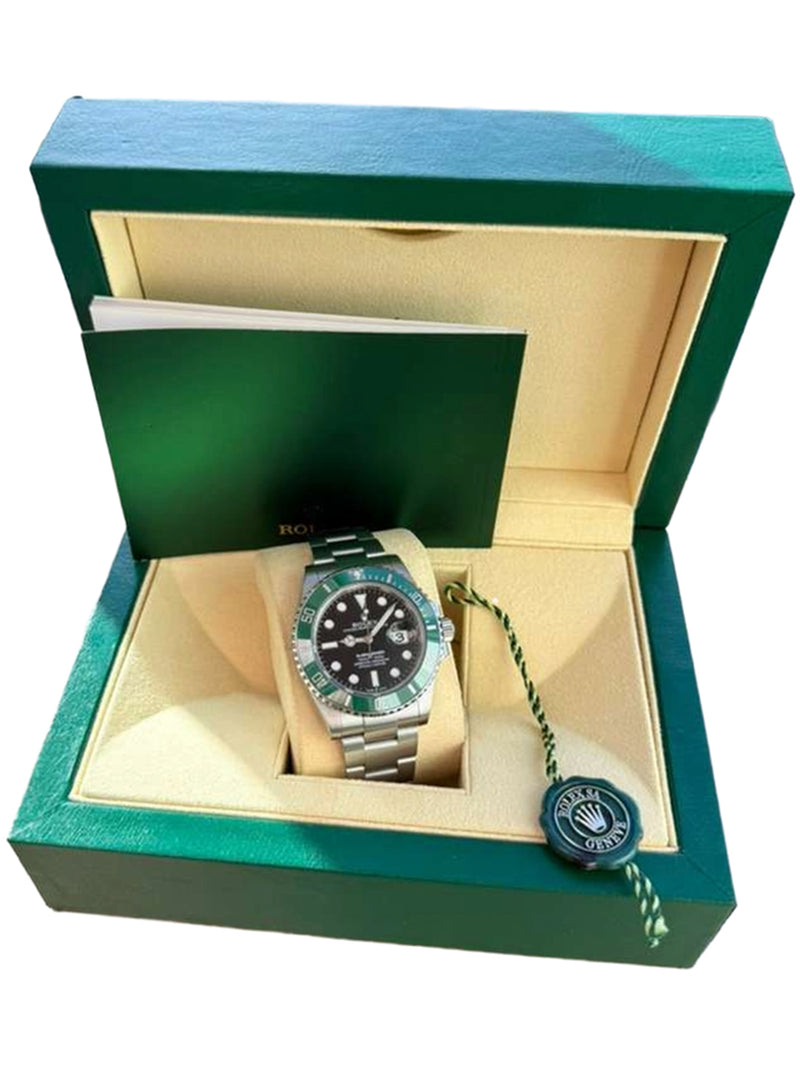Rolex Submariner Date 41mm Starbucks Black Dial Steel Oyster Bracelet 126610LV