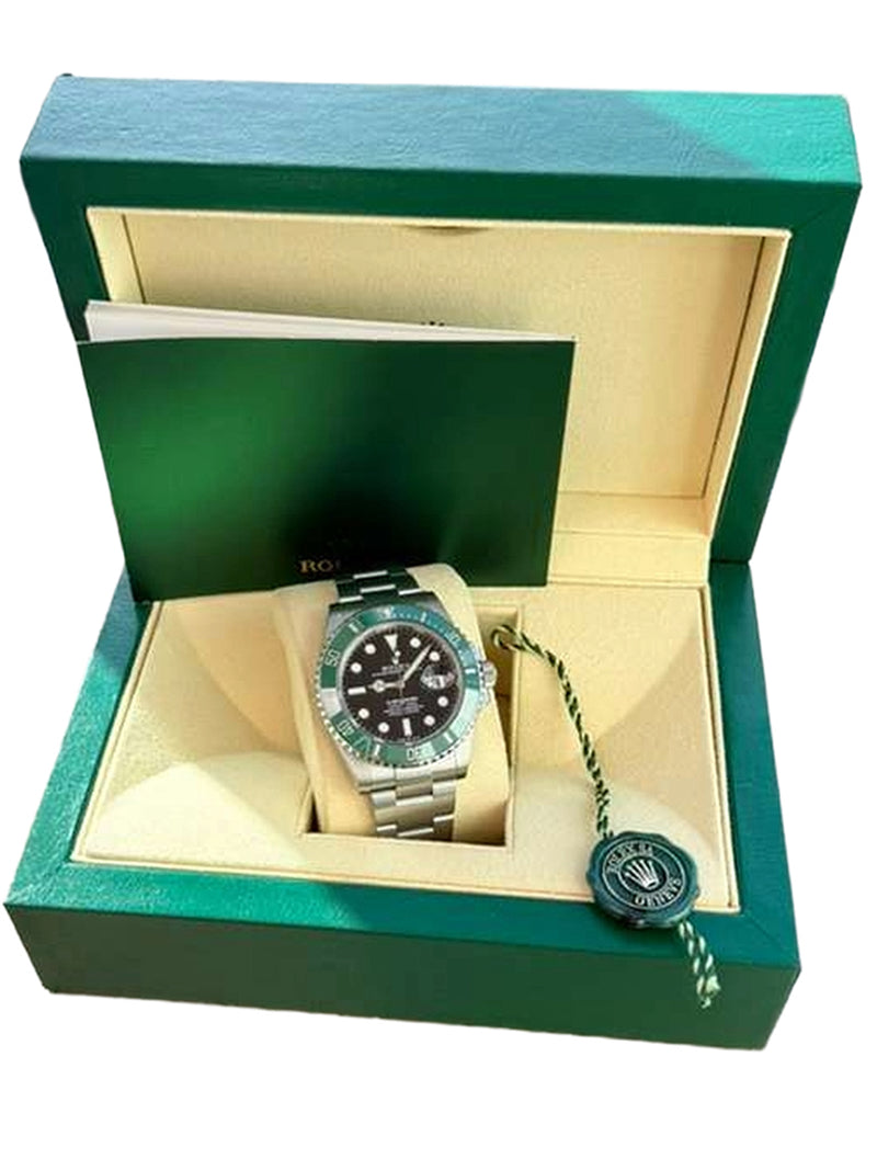 Rolex Submariner Date 41mm Starbucks Black Dial Steel Oyster Bracelet 126610LV