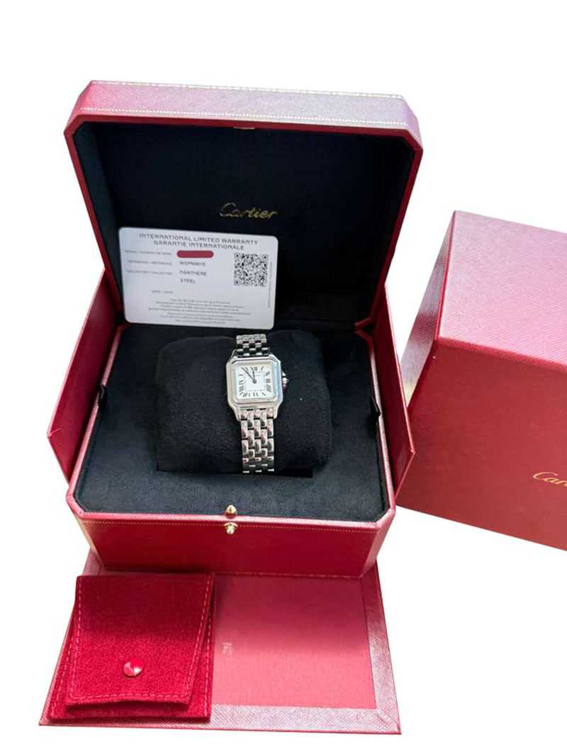Cartier Panthère De Cartier Medium Model Quartz Stainless Steel Watch WSPN0015