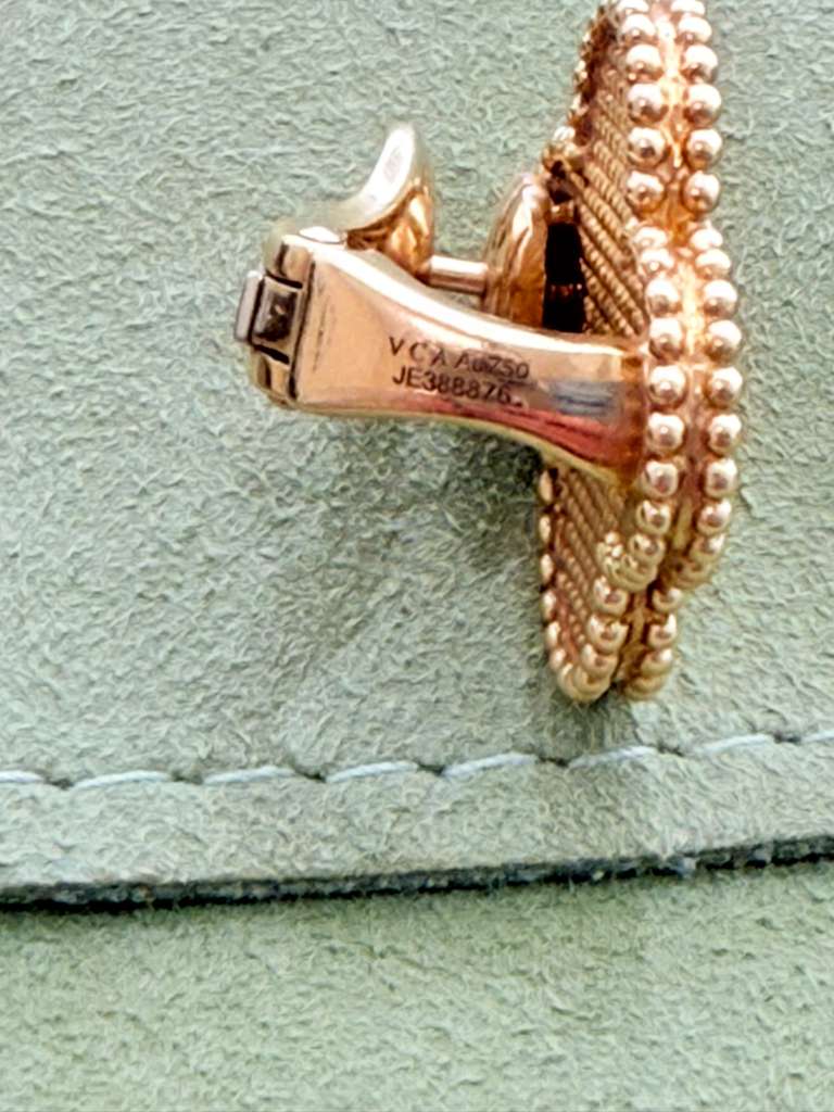Van Cleef & Arpels Vintage Alhambra 18K Yellow Gold Clip Earrings
