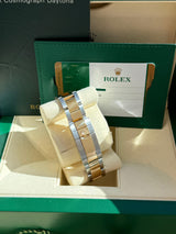 Rolex Cosmograph Daytona 40mm Blue Racing Dial Gold Steel Men's Watch 116503