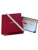 Cartier Maillon Panthere Five Rows Yellow Gold Bracelet In Size 16