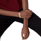 Cartier Maillon Panthere Five Rows Yellow Gold Bracelet In Size 16