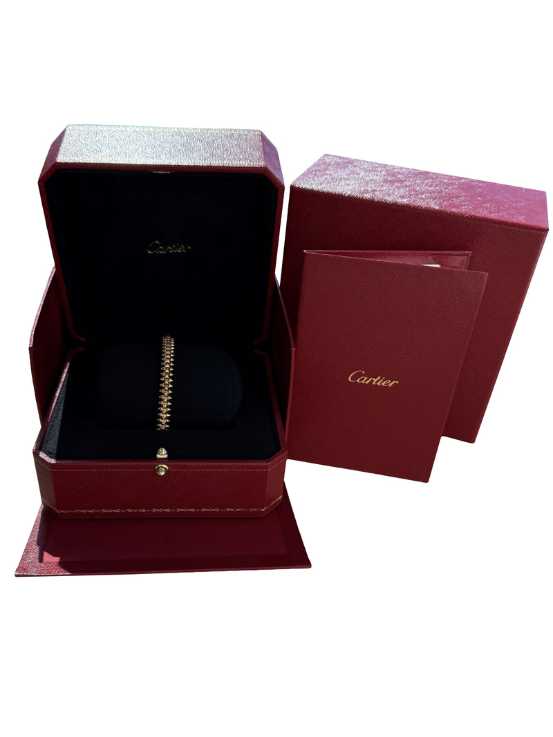 Cartier Clash De Cartier Bracelet Small Model 18K Yellow Gold Size 16