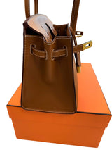 Hermes Birkin Sellier 25 Gold Epsom Leather Rolled Handles Gold Hardware Handbag