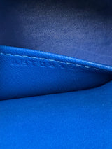 Hermes Mini Kelly 20 Blue Hydra Chèvre Leather Gold Hardware Handbag