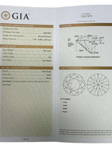 GIA Certified 1.86ct Round Brilliant Diamond Tiffany Style Ring 14K White Gold