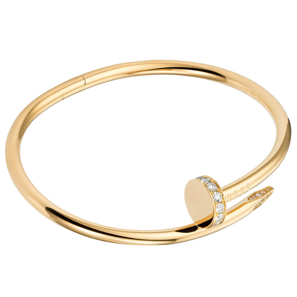 Cartier Juste Un Clou Classic Model 0.58ct Diamond Bracelet 18K Yellow Gold