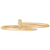 Cartier Juste Un Clou Classic Model 0.58ct Diamond Bracelet 18K Yellow Gold