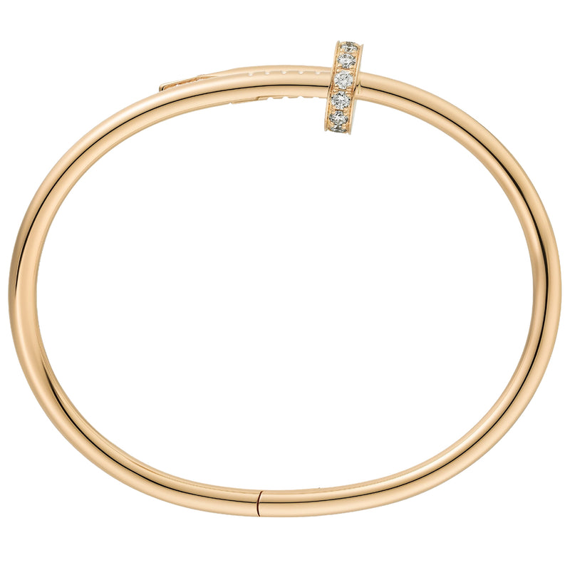 Cartier Juste Un Clou Classic Model 0.58ct Diamond Bracelet 18K Yellow Gold