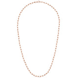 Cartier Santos De Cartier Geometric Chain Necklace Small Model 18K Rose Gold