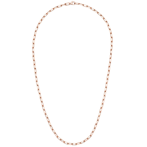 Cartier Santos De Cartier Geometric Chain Necklace Small Model 18K Rose Gold