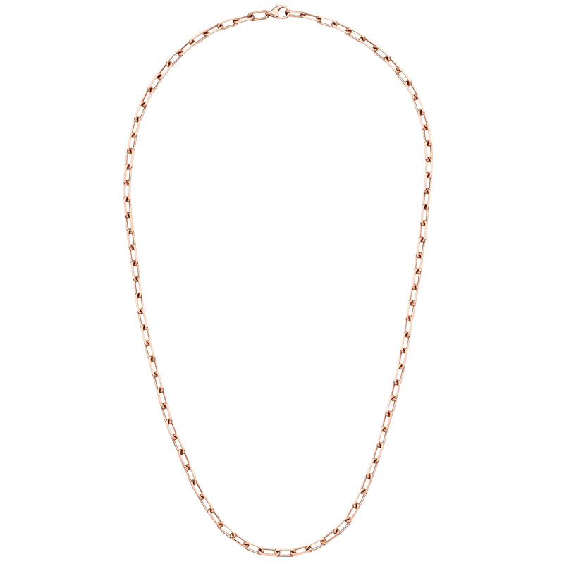 Cartier Santos De Cartier Geometric Chain Necklace Small Model 18K Rose Gold