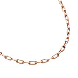 Cartier Santos De Cartier Geometric Chain Necklace Small Model 18K Rose Gold