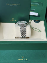 Rolex Datejust 36mm Silver Diamond Dial Bezel Steel Gold Jubilee Watch 126284RBR