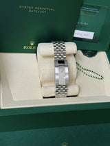 Rolex Datejust 36mm Silver Diamond Dial Bezel Steel Gold Jubilee Watch 126284RBR