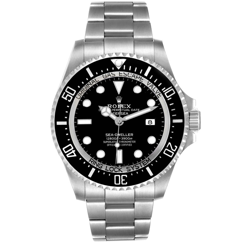 Rolex Sea-Dweller Deepsea 44mm Black Dial Stainless Steel Oyster Watch 126660