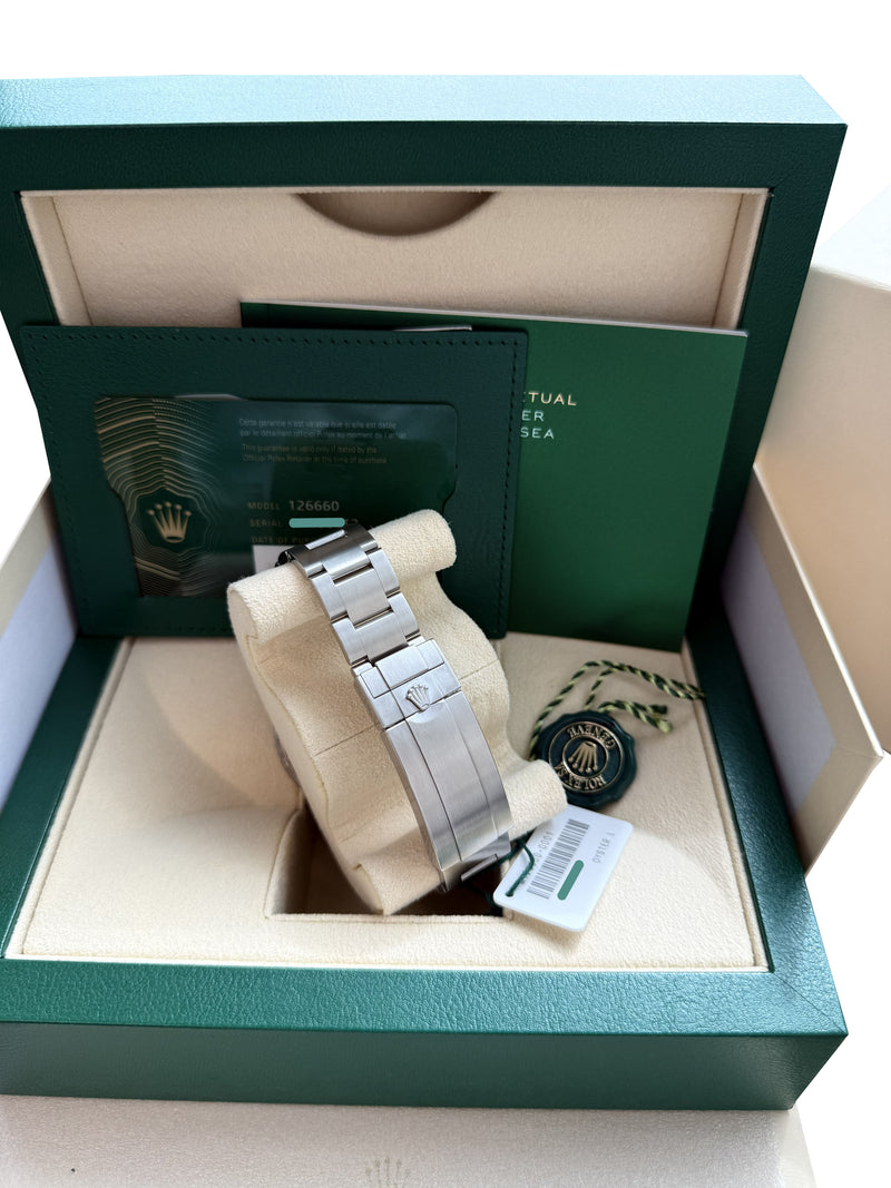 Rolex Sea-Dweller Deepsea 44mm Black Dial Stainless Steel Oyster Watch 126660