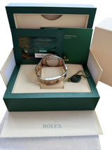 Rolex Datejust 41 Sundust Pink Diamond Dial Rose Gold Smooth Bezel Watch 126301
