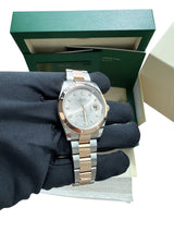 Rolex Datejust 41 Sundust Pink Diamond Dial Rose Gold Smooth Bezel Watch 126301