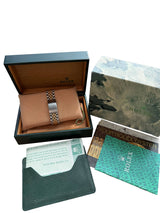 Rolex Datejust 36mm Jubilee Black Arabic Dial 18K Yellow Gold Steel Watch 16013