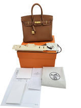 Hermes Birkin 25 Gold Togo Leather With Gold Hardware Handbag