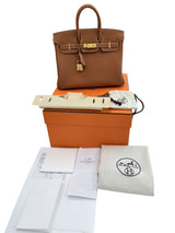 Hermes Birkin 25 Gold Togo Leather With Gold Hardware Handbag