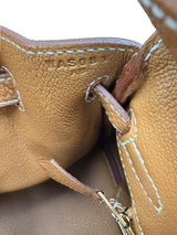 Hermes Birkin 25 Gold Togo Leather With Gold Hardware Handbag