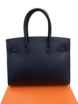 Hermes Birkin Sellier 30 Noir Epsom Leather with Gold Hardware Handbag