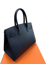 Hermes Birkin Sellier 30 Noir Epsom Leather with Gold Hardware Handbag