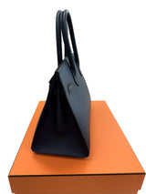 Hermes Birkin Sellier 30 Noir Epsom Leather with Gold Hardware Handbag