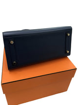 Hermes Birkin Sellier 30 Noir Epsom Leather with Gold Hardware Handbag