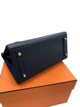 Hermes Birkin Sellier 30 Noir Epsom Leather with Gold Hardware Handbag