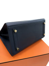 Hermes Birkin Sellier 30 Noir Epsom Leather with Gold Hardware Handbag