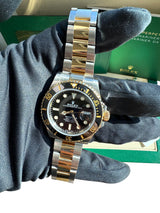 Rolex Submariner Date 41mm Two-Tone 18K Gold Steel Ceramic Bezel Watch 126613LN