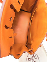 Hermes Birkin 25 Orange Togo Leather with Gold Hardware Handbag