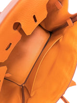 Hermes Birkin 25 Orange Togo Leather with Gold Hardware Handbag