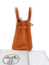 Hermes Birkin 25 Orange Togo Leather with Gold Hardware Handbag