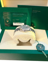 Rolex Datejust 31 Gold Steel Mother of Pearl VI Diamond Dial Bezel Watch 178384