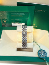 Rolex Datejust 31 Gold Steel Mother of Pearl VI Diamond Dial Bezel Watch 178384