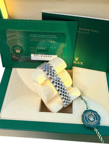 Rolex Datejust 31 Gold Steel Mother of Pearl VI Diamond Dial Bezel Watch 178384