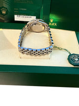 Rolex Datejust 31 Gold Steel Mother of Pearl VI Diamond Dial Bezel Watch 178384