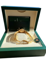 Rolex Pearlmaster 29mm MOP Diamond Dial 18K Yellow Gold Ladies Watch 80318