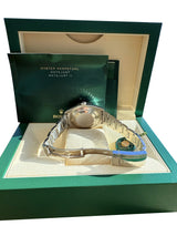 Rolex Datejust II Black Roman Dial Fluted Bezel Steel White Gold Watch 116334