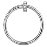 Cartier Juste un Clou Double Half-Paved 0.59ct Brilliant-Cut Diamond Ring