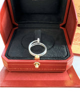 Cartier Juste un Clou Double Half-Paved 0.59ct Brilliant-Cut Diamond Ring